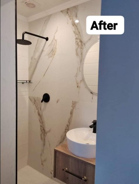 Shower installation view