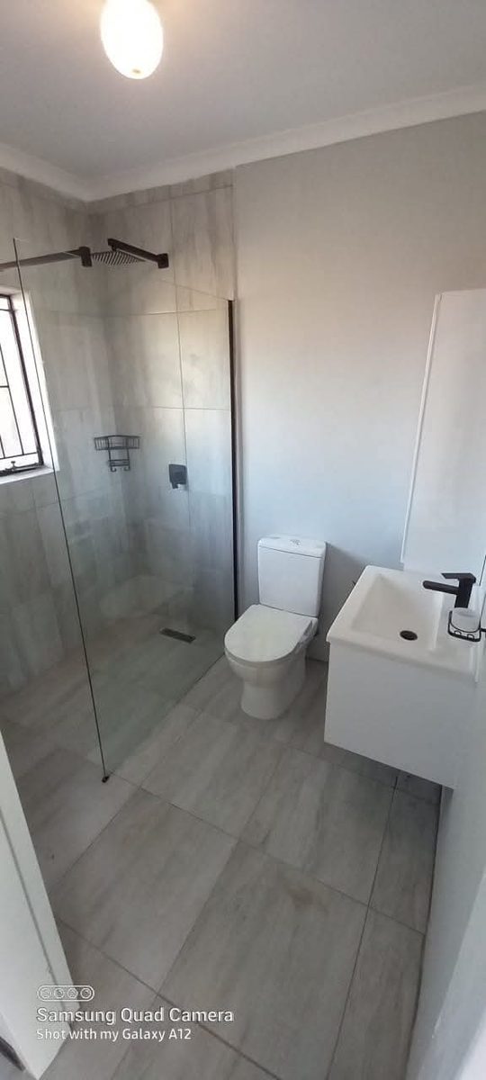Shower and bathroom plumbing after work